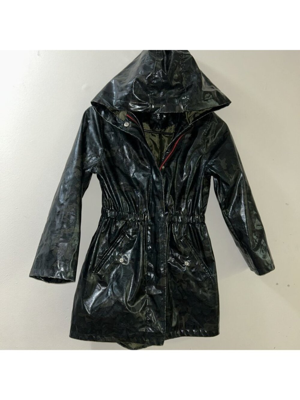 Urban Republic Girls Jacket Rain Coat Hooded size Medium 10-12